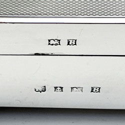 Large Sterling Silver Art Deco Style Cigar or Trinket Box