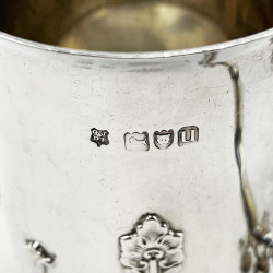 Fine Quality Plain Body Sterling Silver Christening Mug