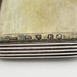 Stylish George III Sterling Silver Snuff Box