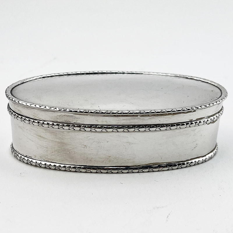 Good Gauge Edwardian Sterling Silver Jewellery or Trinket Box (1908)