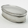Good Gauge Edwardian Sterling Silver Jewellery or Trinket Box