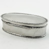 Good Gauge Edwardian Sterling Silver Jewellery or Trinket Box