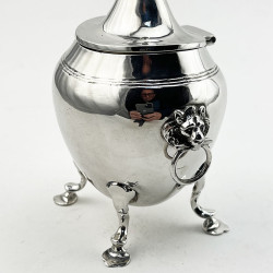 Smart Sterling Silver Oval Tea Caddy