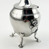 Smart Sterling Silver Oval Tea Caddy