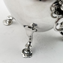 Smart Sterling Silver Oval Tea Caddy