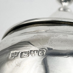 Smart Sterling Silver Oval Tea Caddy