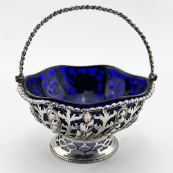 Beautiful Georgian Sterling Silver Sugar Basket (1770)
