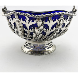 Beautiful Georgian Sterling Silver Sugar Basket