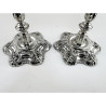 Early Victorian George II Style Sterling Silver Candlesticks