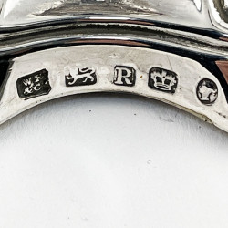 Early Victorian George II Style Sterling Silver Candlesticks