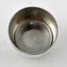 Plain Art Deco Style Sterling Silver Trinket Box or Tea Caddy