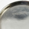 Plain Art Deco Style Sterling Silver Trinket Box or Tea Caddy