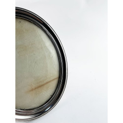 Plain Smart Sterling Silver Oval Photo Frame
