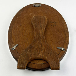 Plain Smart Sterling Silver Oval Photo Frame