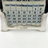 Edwardian Mappin & Webb Sterling Silver Desk Top Calendar