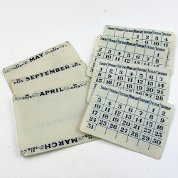 Edwardian Mappin & Webb Sterling Silver Desk Top Calendar