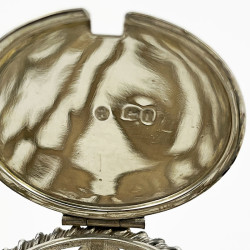 Beautiful Victorian Sterling Silver Mustard Pot