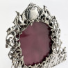Pretty Victorian Cast Sterling Silver Photo Frame