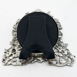 Pretty Victorian Cast Sterling Silver Photo Frame