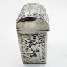 Late Victorian Nathan & Hayes Sterling Silver Card Case