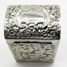 Late Victorian Nathan & Hayes Sterling Silver Card Case