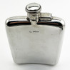 Large Atkin Brothers Sterling Silver Hip Flask