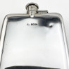 Large Atkin Brothers Sterling Silver Hip Flask