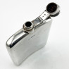 Large Atkin Brothers Sterling Silver Hip Flask