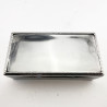 Handsome Plain Sterling Silver Trinket or Cigarette Box