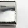 Handsome Plain Sterling Silver Trinket or Cigarette Box