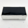 Handsome Plain Sterling Silver Trinket or Cigarette Box