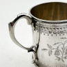Pretty Victorian Sterling Silver Christening Mug