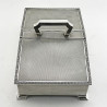 Superb Quality Sterling Silver Rectangular Cigarette or Trinket box