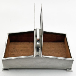 Superb Quality Sterling Silver Rectangular Cigarette or Trinket box