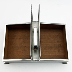 Superb Quality Sterling Silver Rectangular Cigarette or Trinket box