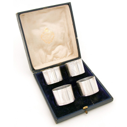 Boxed Set of Four Silver...