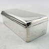 Good Gauge Edwardian Sterling Silver Trinket or Cigarette Box
