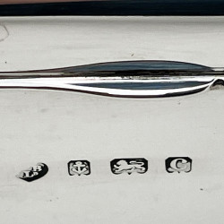 Good Gauge Edwardian Sterling Silver Trinket or Cigarette Box