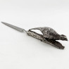Superb Quality Cast Sterling Silver Paper Knife