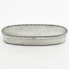 Sterling Silver Oval Trinket or Jewellery Box (1913)