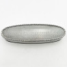 Sterling Silver Oval Trinket or Jewellery Box