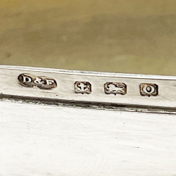 Sterling Silver Oval Trinket or Jewellery Box