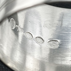 Boxed Set of Six Numbered Victorian Silver Plated Napkin Rings