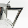 Stylish Plain Edwardian Sterling Silver Claret Jug