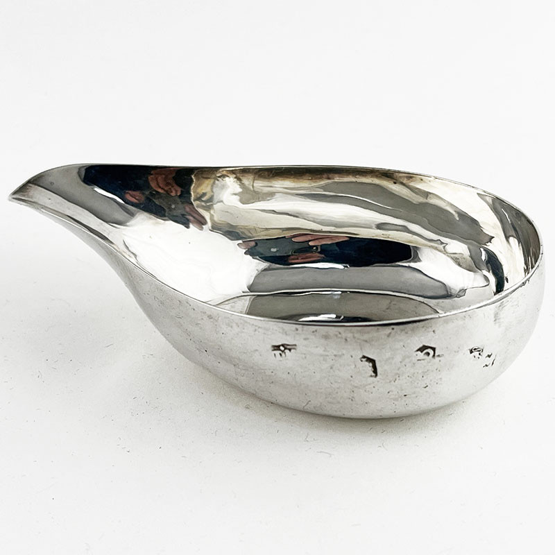 Very Good Quality George II Sterling Silver Pap Boat (1736)