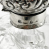 Victorian Sterling Silver and Cut Glass Perfume Bottle