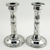 Most Unusual Style Sterling Silver Candlesticks (1923)