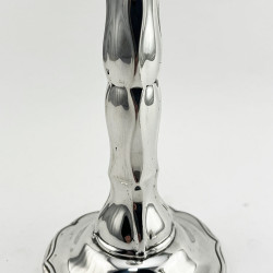 Most Unusual Style Sterling Silver Candlesticks