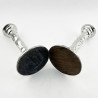 Most Unusual Style Sterling Silver Candlesticks