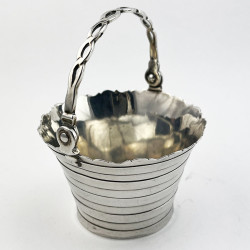 Rare and Unusual Georgian Sterling Silver Cream Pail (1761)